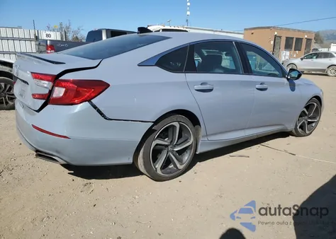 2022 Honda Accord Sport z USA, uszkodzony, nr VIN 1HGCV1F33NA021935